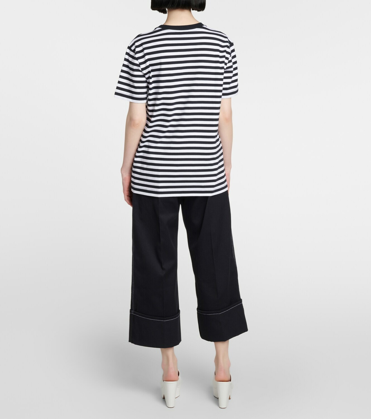 Patou Striped cotton T-shirt