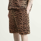 Neighborhood Men's x Hippopotamus Terry Cloth Shorts in Leopard