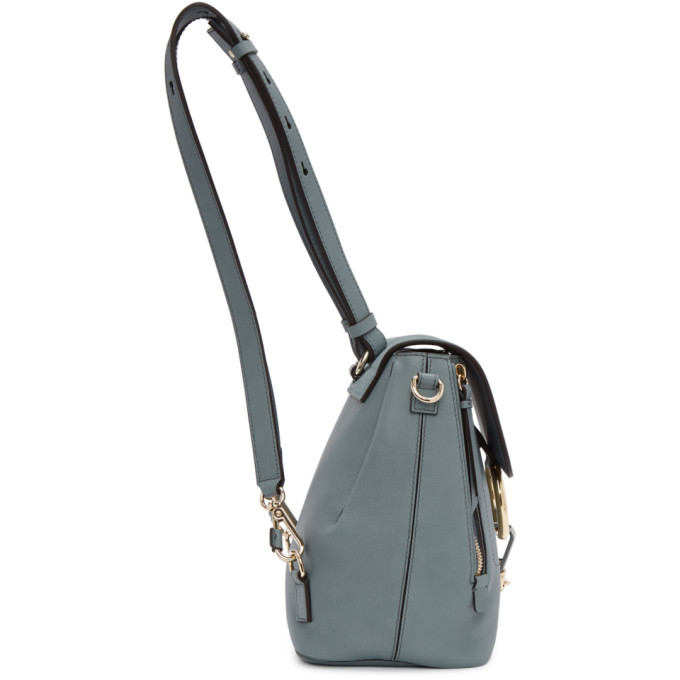 Chloe Blue Small Faye Backpack Chloe display picture 1
