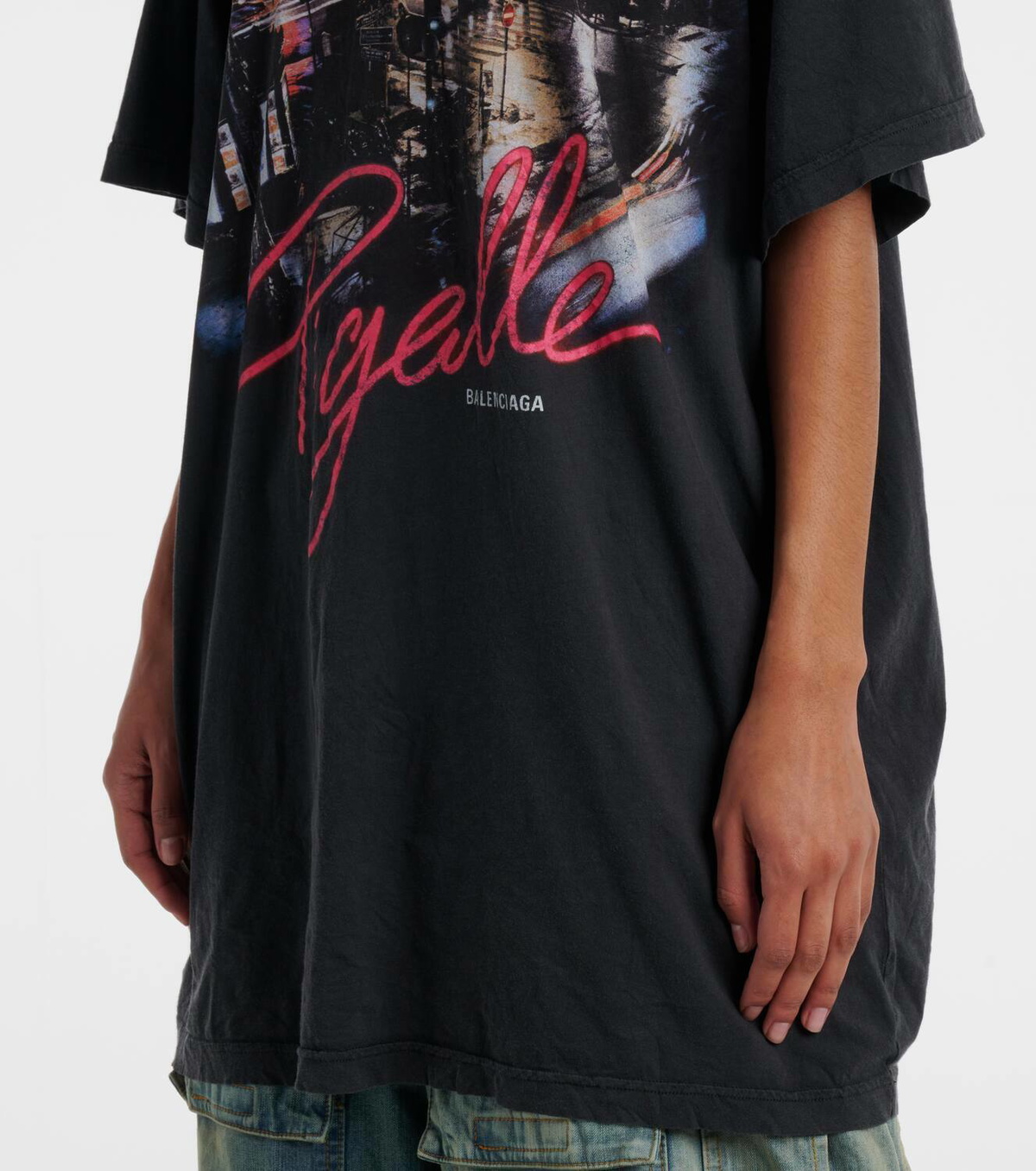 Balenciaga Pigalle oversized printed T shirt Balenciaga