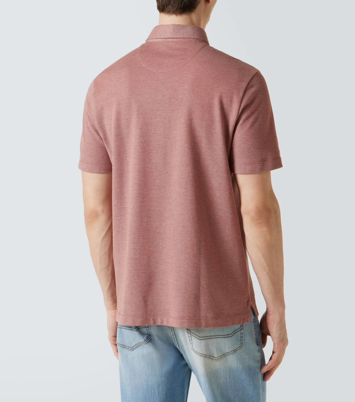 Brioni Cotton piqué polo shirt