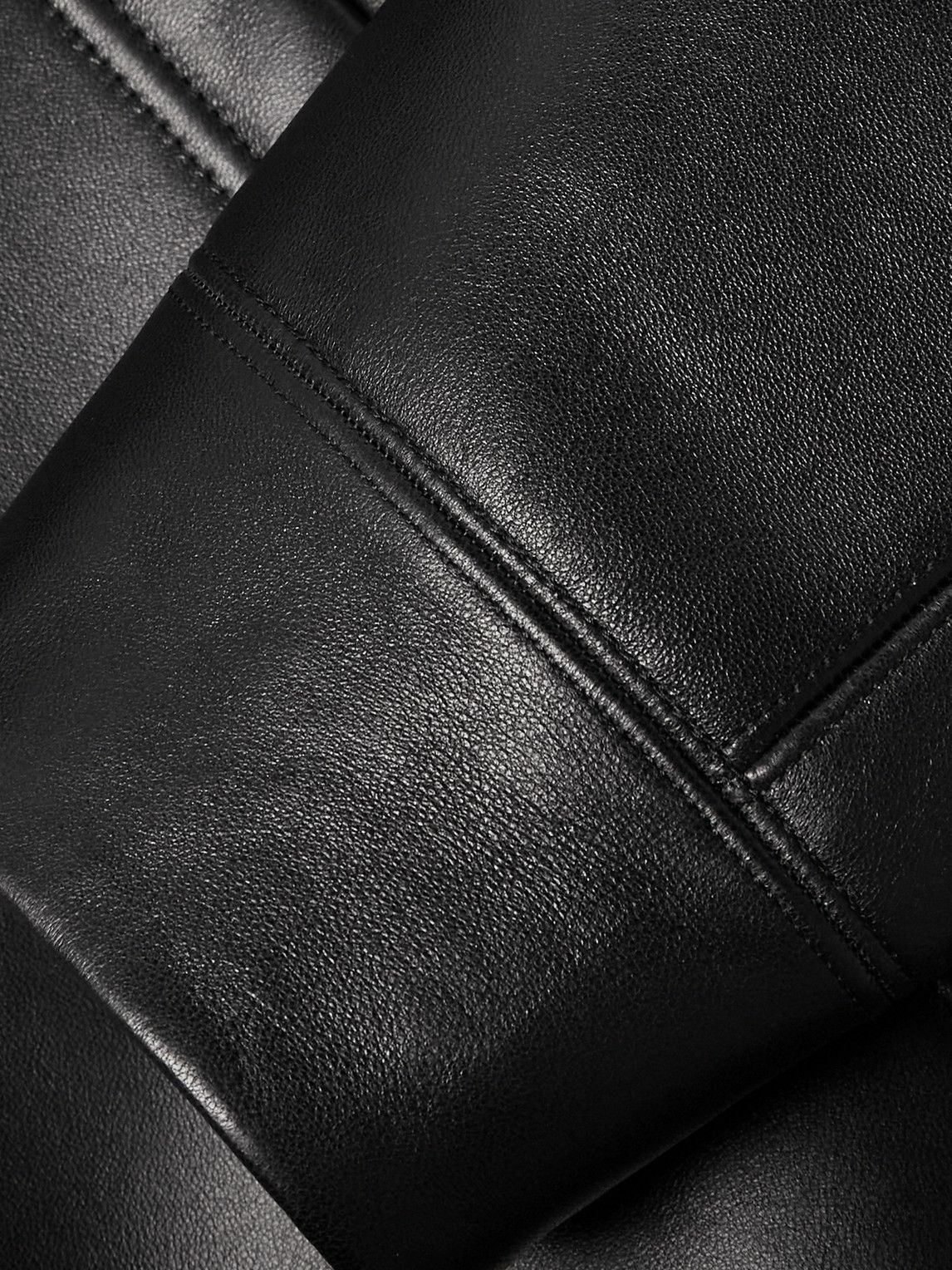 Valentino Garavani - Leather Hooded Jacket - Black Valentino Garavani