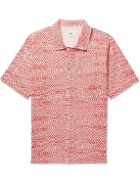 Folk - Seoul Printed Linen and Cotton-Blend Shirt - Red