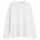 Jil Sander+ Men's Jil Sander Plus Regular Fit Long Sleeve T-Shirt in White