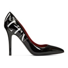 Valentino Black Valentino Garavani VLTN Heels