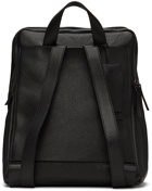 Marsèll Black Leather Ghiaccio Backpack
