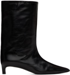 Jil Sander Black Calf Leather Boots