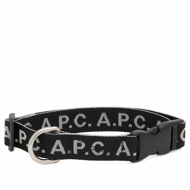 Photo: A.P.C. Men's Nylon Dog Collar in Black