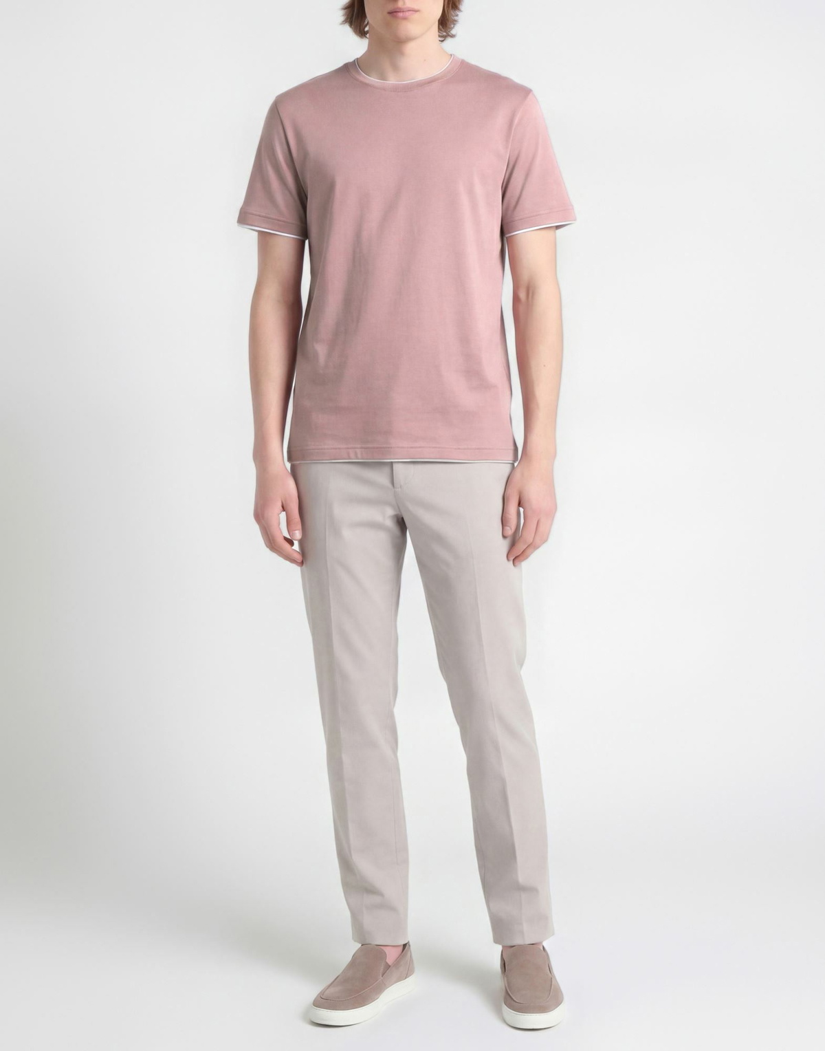 Eleventy Mens T-shirt Mauve
