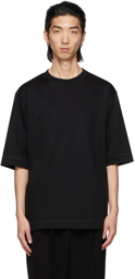 N.Hoolywood Black Half Sleeve T-Shirt