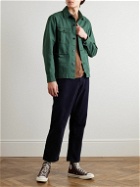 Alex Mill - Garment-Dyed Recycled Denim Jacket - Green