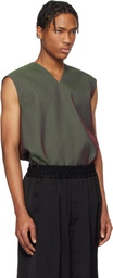 Jil Sander Green Sport Vest