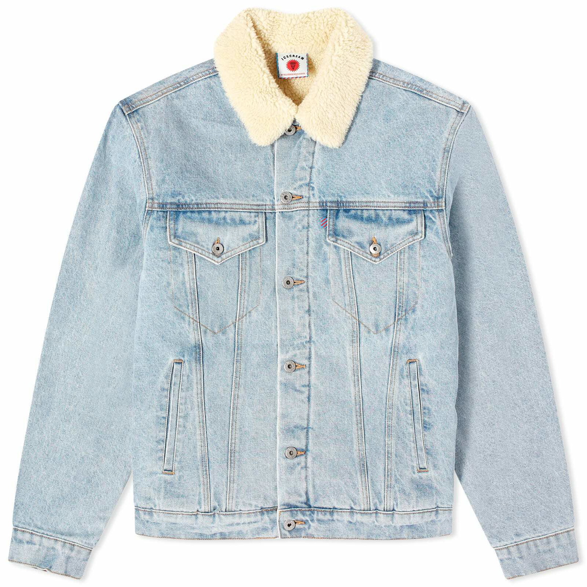 ICECREAM WASHED DENIM BLOUSON Mサイズ ICECREAM WASHED DENIM BLOUSON Mサイズ