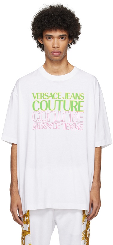 Photo: Versace Jeans Couture White Upside Down T-Shirt