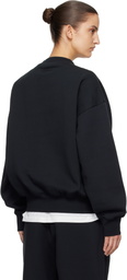 Fear of God ESSENTIALS Black Classic Crewneck Sweatshirt