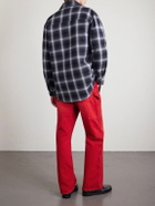 Cherry Los Angeles - Wide-Leg Cotton-Canvas Trousers - Red