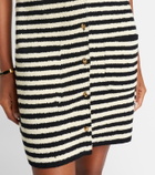 Altuzarra Mamie striped cotton-blend polo dress
