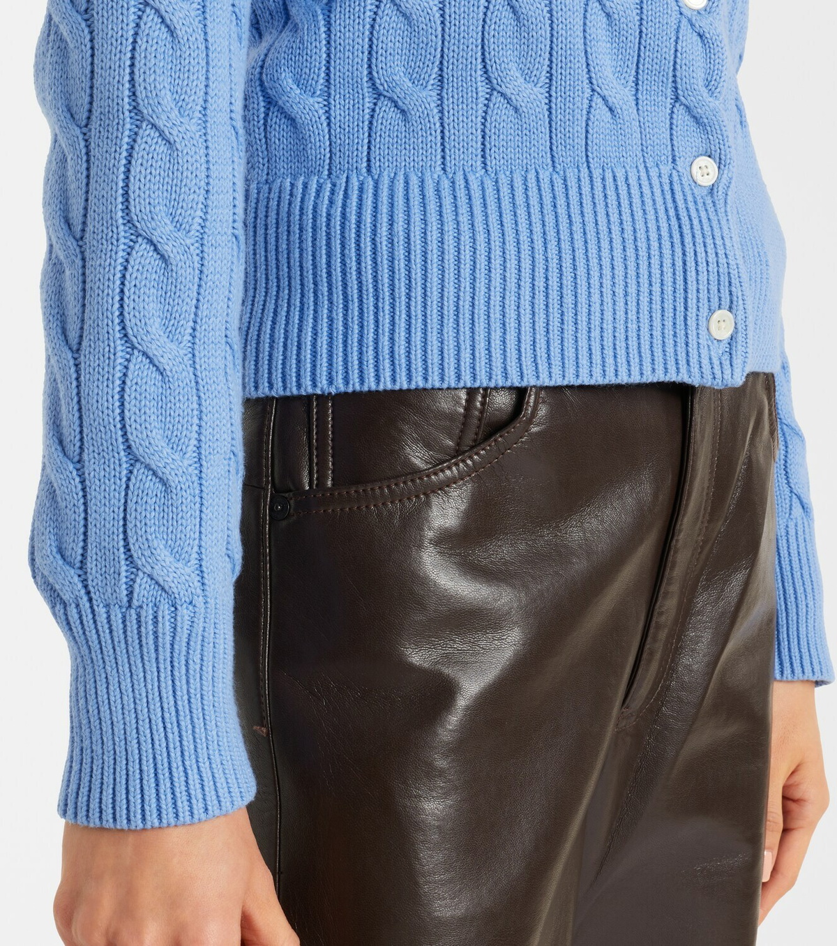 Polo Ralph Lauren Cable-knit cotton cardigan