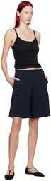 LESET Navy Arielle City Shorts
