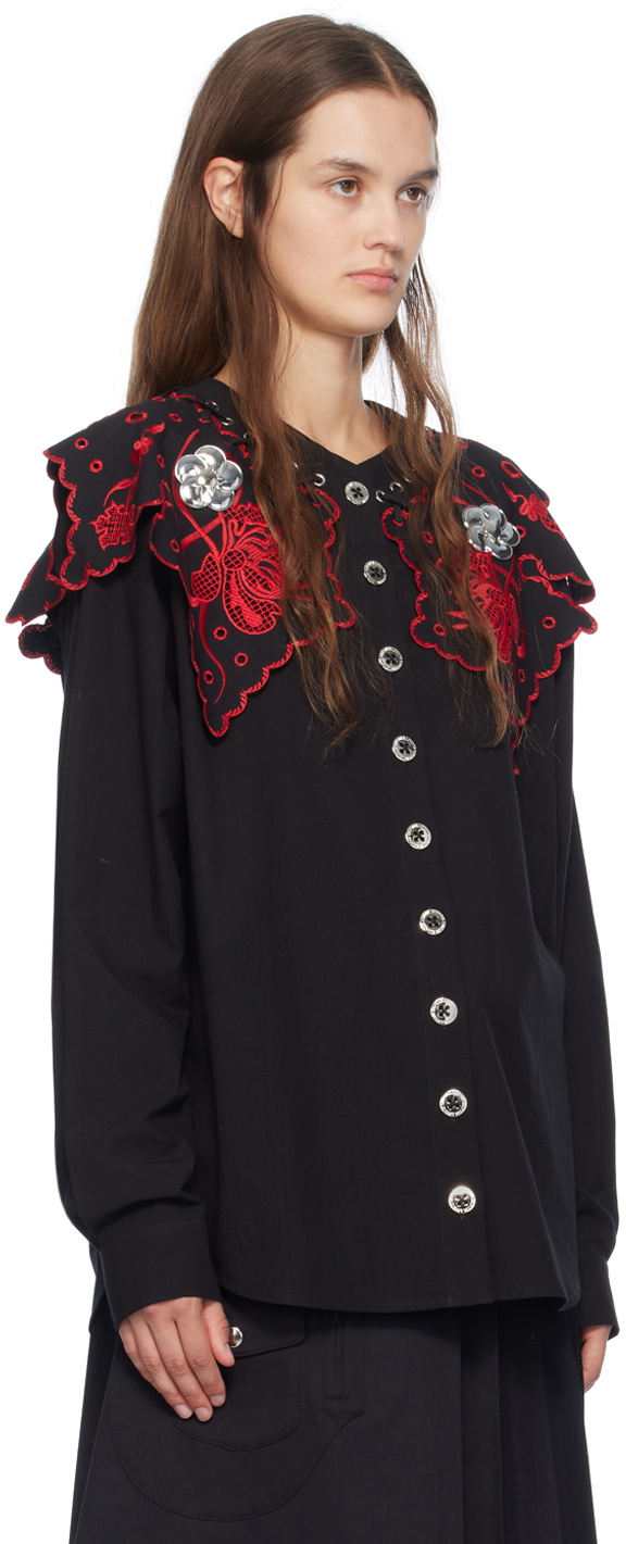Chopova Lowena Black Marlin Shirt
