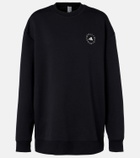 Adidas by Stella McCartney Logo cotton-blend jersey sweatshirt