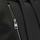 Alexander McQueen Men's The Edge Leather Backpack in Black