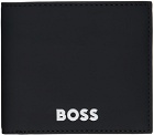BOSS Black Faux-Leather Logo Wallet