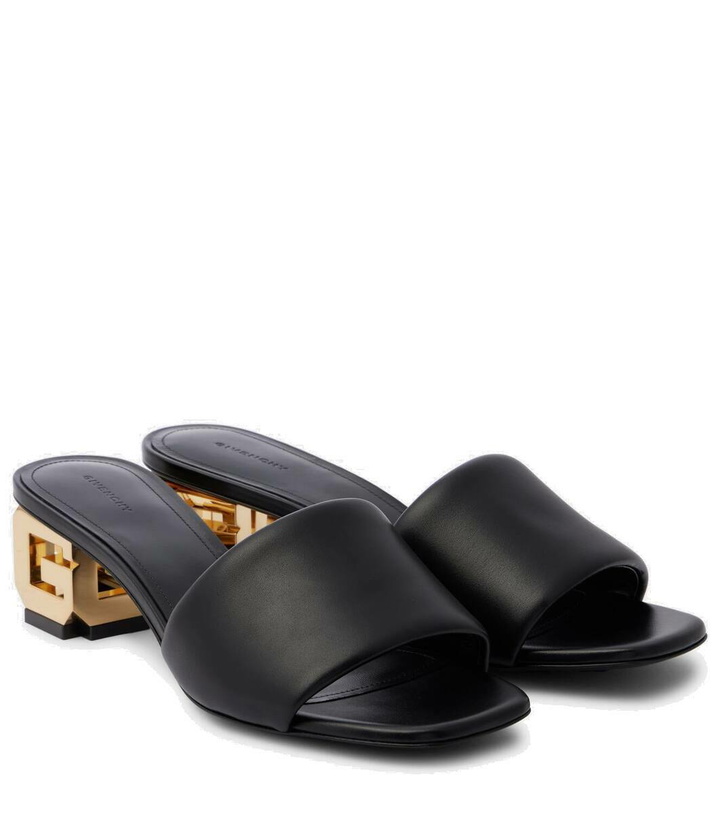 Photo: Givenchy G Cube leather mules