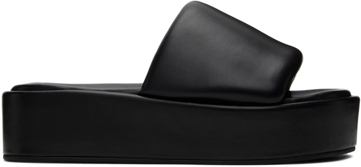 Photo: Stand Studio Black Phoebe Flatform Sandals
