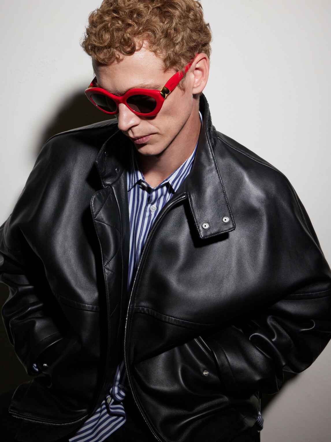 LOEWE - Coil Round-Frame Acetate Sunglasses - Red