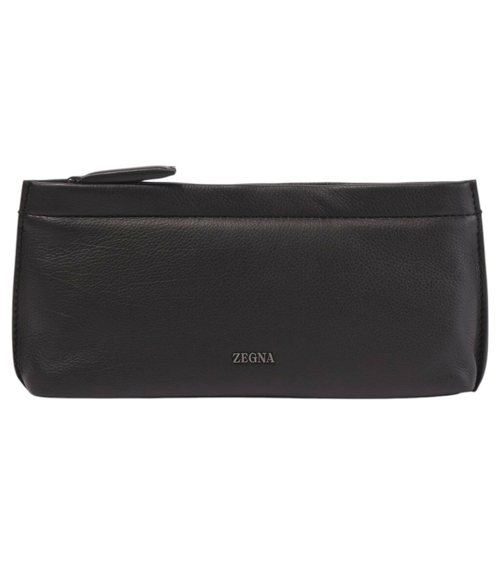 Photo: Zegna Secondskin leather toiletry bag