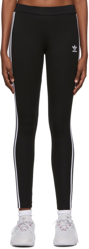 Photo: adidas Originals Black Cotton Leggings