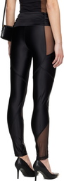 Versace Jeans Couture Black V-Emblem Leggings