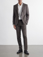 Mr P. - Luxe Wool and Silk-Blend Suit Jacket - Brown
