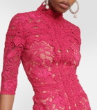 Costarellos Kalissa guipure lace gown