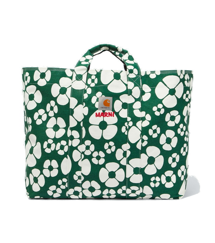 Photo: Marni - x Carhartt printed tote bag