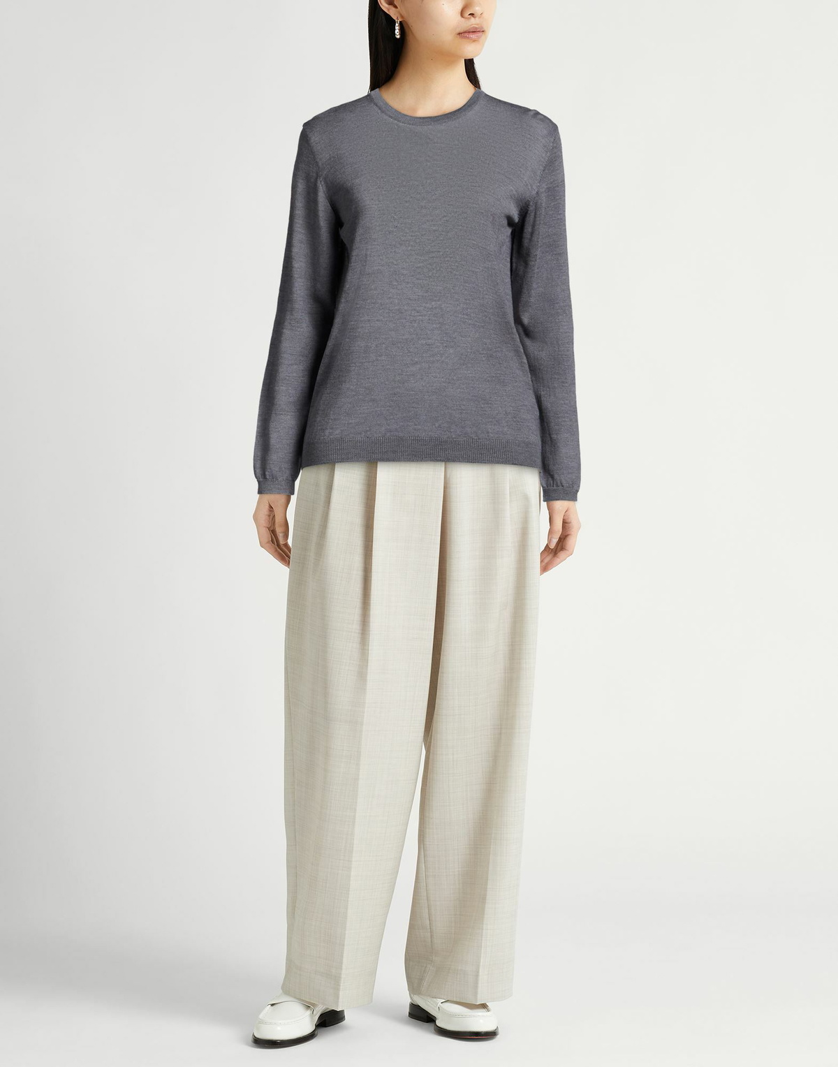 Crossley Womens Sweater in Grey