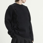 Comme des Garçons Homme Plus Men's Lily-Yarn Long Sleeve Jersey in Black