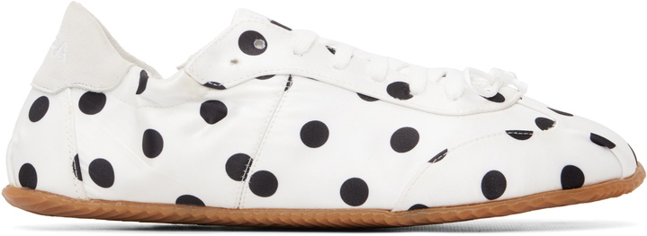 Photo: ABRA White Ballerina Dots Sneakers