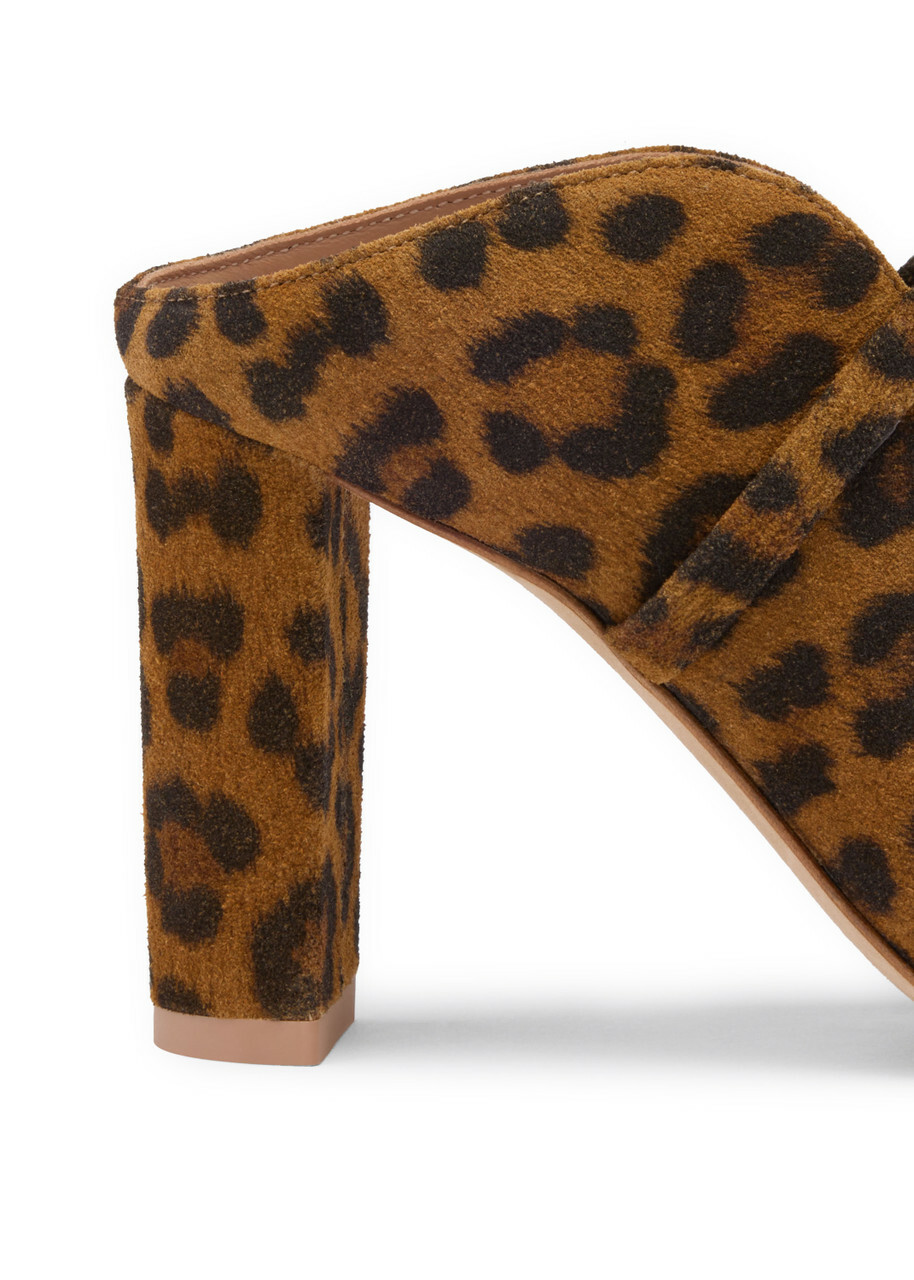 Malone Souliers Norah 85 Leopard-print Suede Heeled Sandals