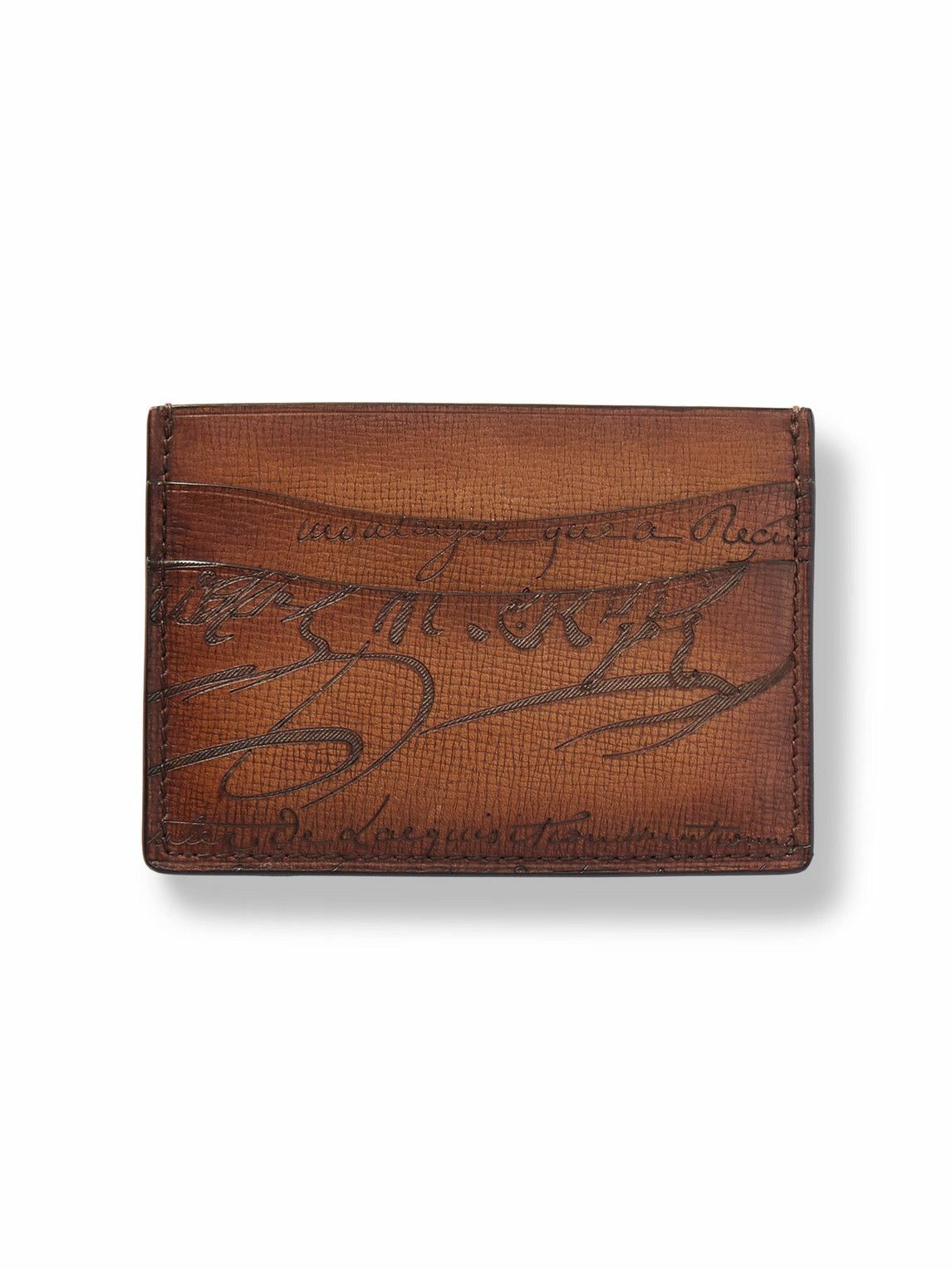 Berluti - Bambou Scritto Leather Cardholder Berluti