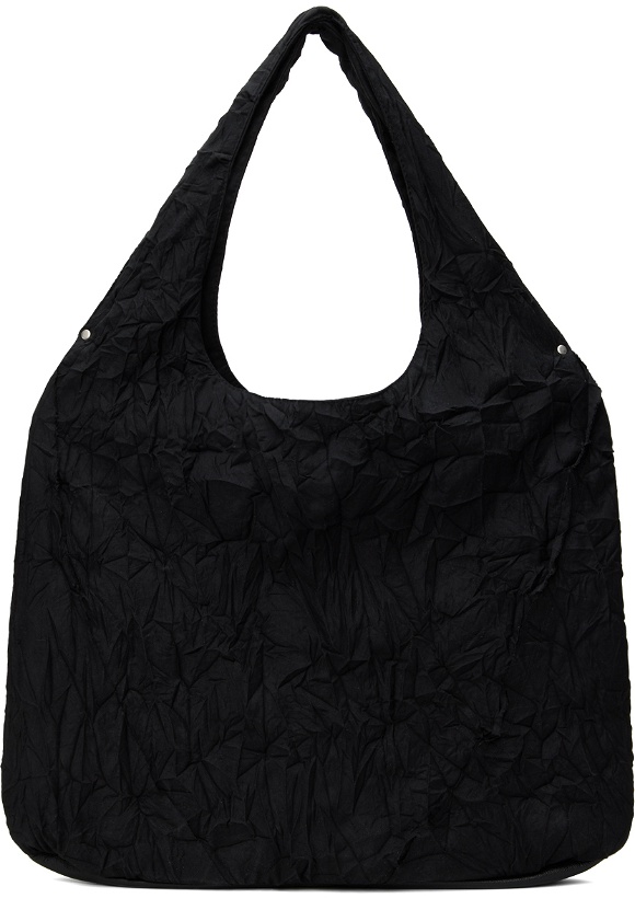 Photo: Youth Black Cut Off Round Tote