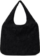 Youth Black Cut Off Round Tote