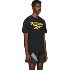 Reebok Classics Black and Yellow Vector T-Shirt