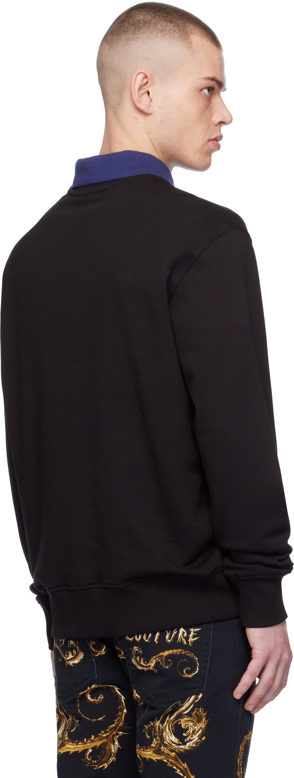 Versace Jeans Couture Black Logo Sweatshirt