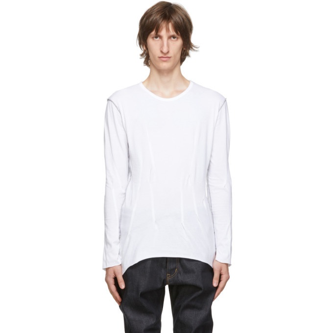 Photo: Sulvam White Darts Long Sleeve T-Shirt