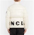 Moncler - Friesian Printed Quilted Shell Hooded Down Jacket - White
