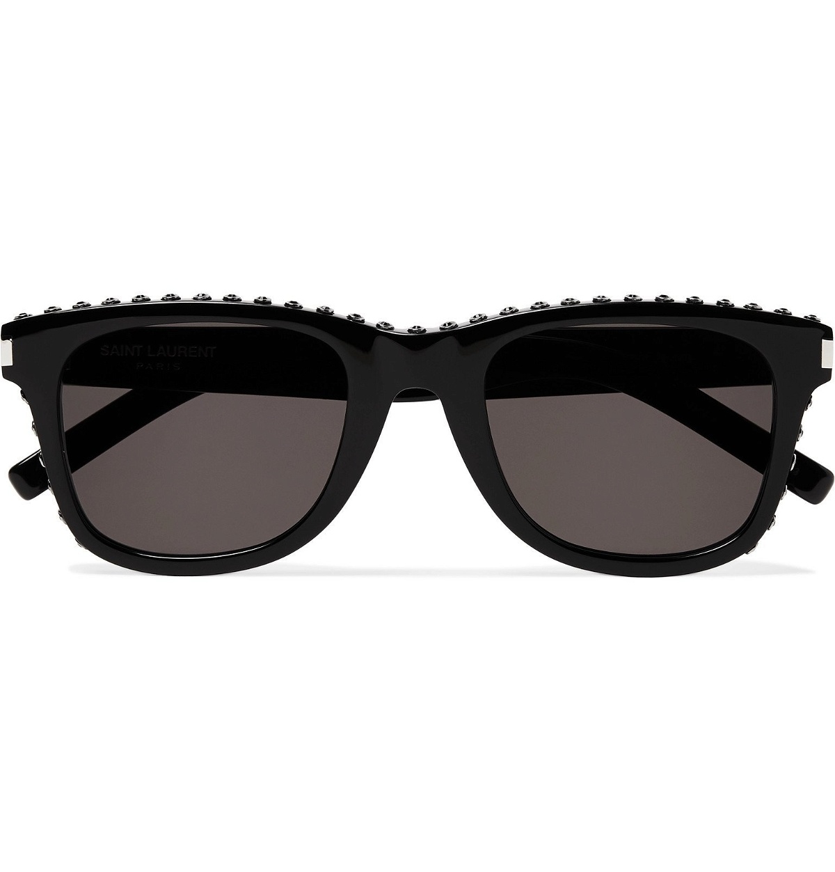 SAINT LAURENT - D-Frame Studded Acetate Sunglasses - Black Saint Laurent