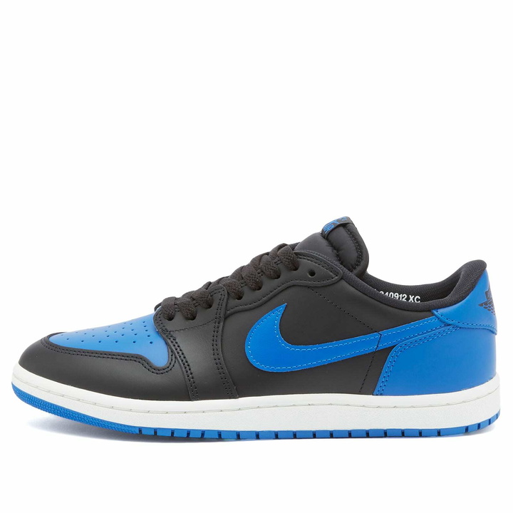 Photo: Air Jordan 1 Low 85 Rmstd Sneaker in Black/Royal/White