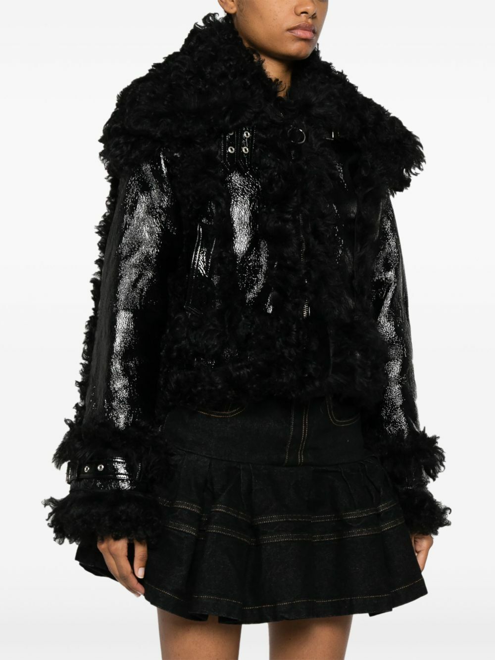 Marques'Almeida Shearling Leather Jacket